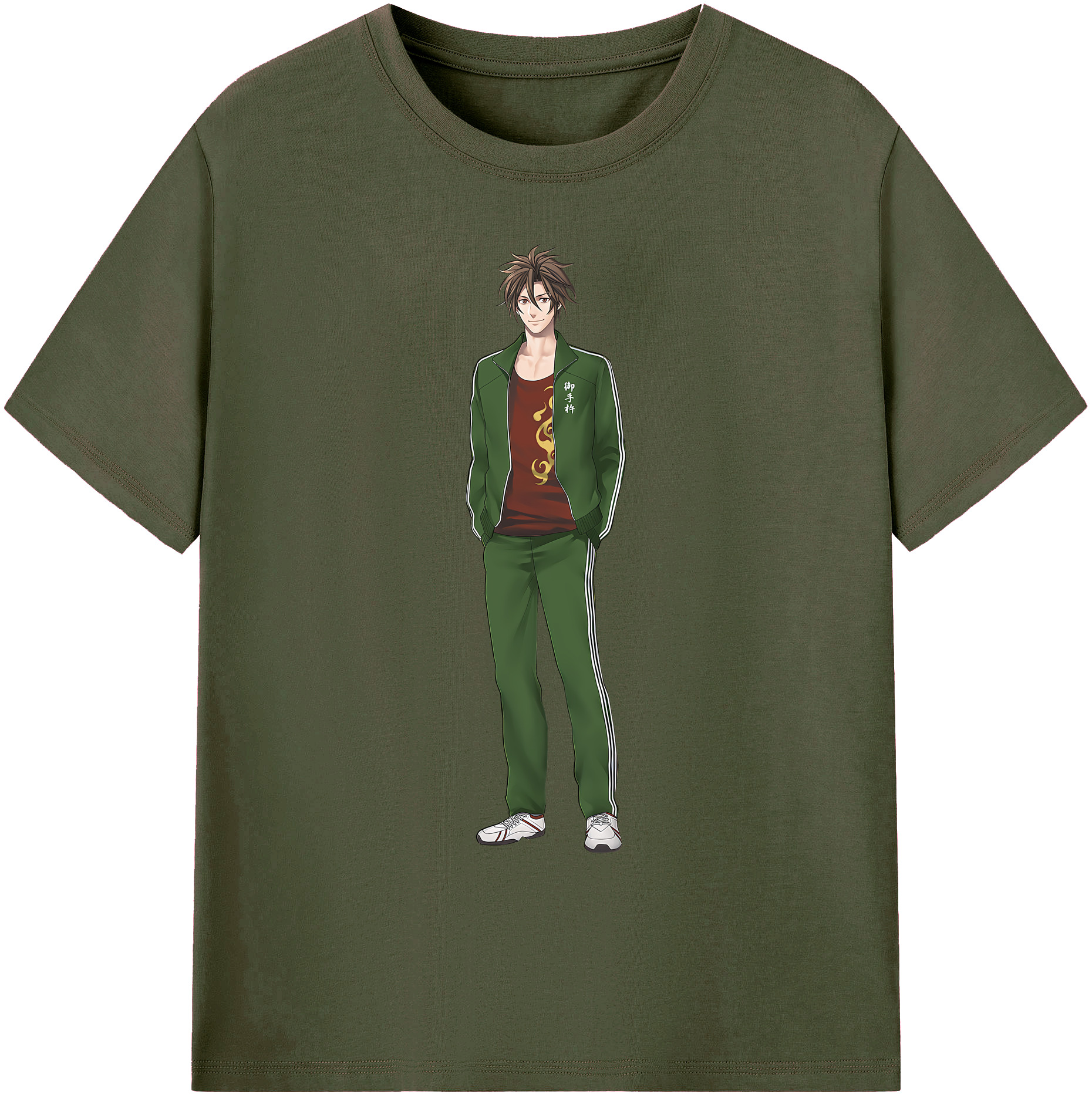 （画像用） 刀剣乱舞 Touken Ranbu 綿100％ メンズ半袖Tシャツ｜肌触りやわらか＆通気性